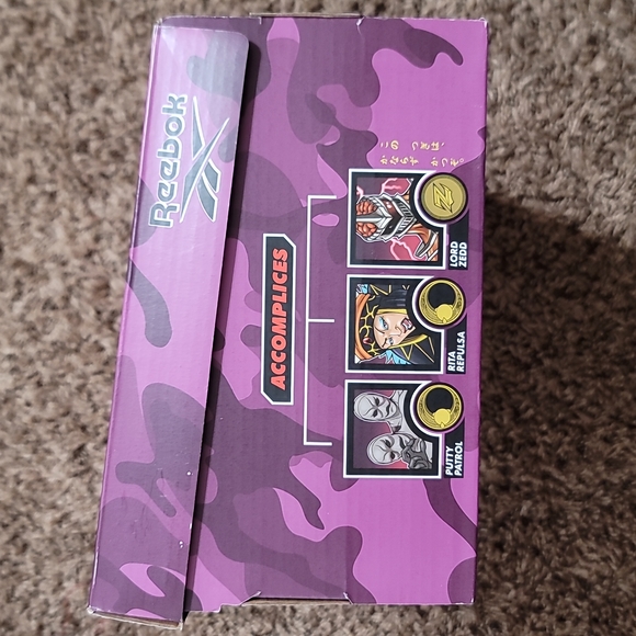 Reebok Power Rangers Kamikaze II Low "Alabaster/Pure Grey 10/Power Red" Men's - Picture 13 of 14